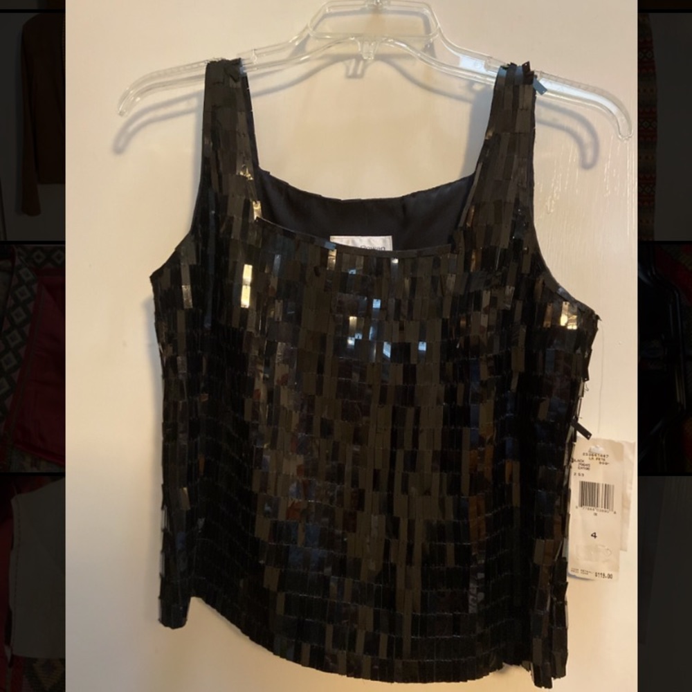 Rena Rowan black top- new with tags!